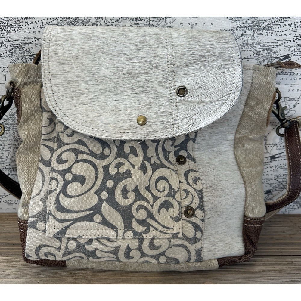 Myra Bag Cowhide Leather Purse BOHO - Picture 2 of 10
